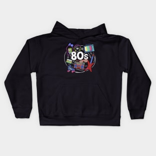 Awesome Retro 80s Vintage Throwback Novelty Kids Hoodie